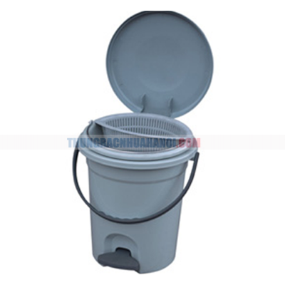 Giá sọt rác nhựa đạp chân