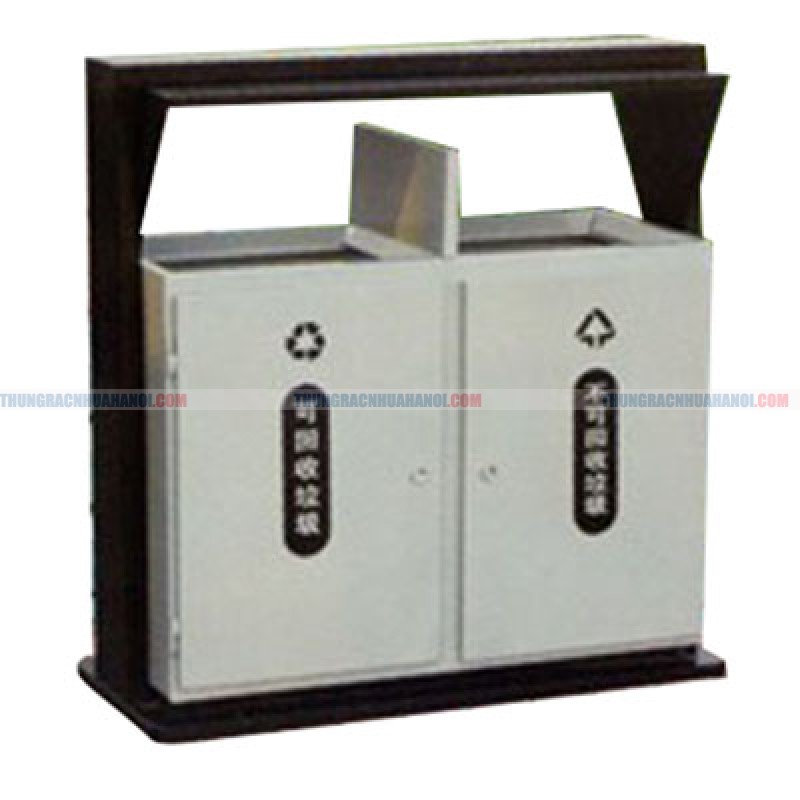 Thung Rac Cong Cộng 2 Ngăn Kiểu Dang đẹp Lịch Sự