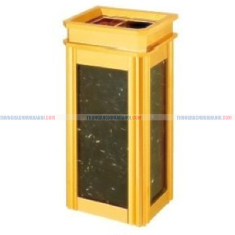 Nhà phân phối thùng rác đá hoa cương, inox mạ vàng cao cấp