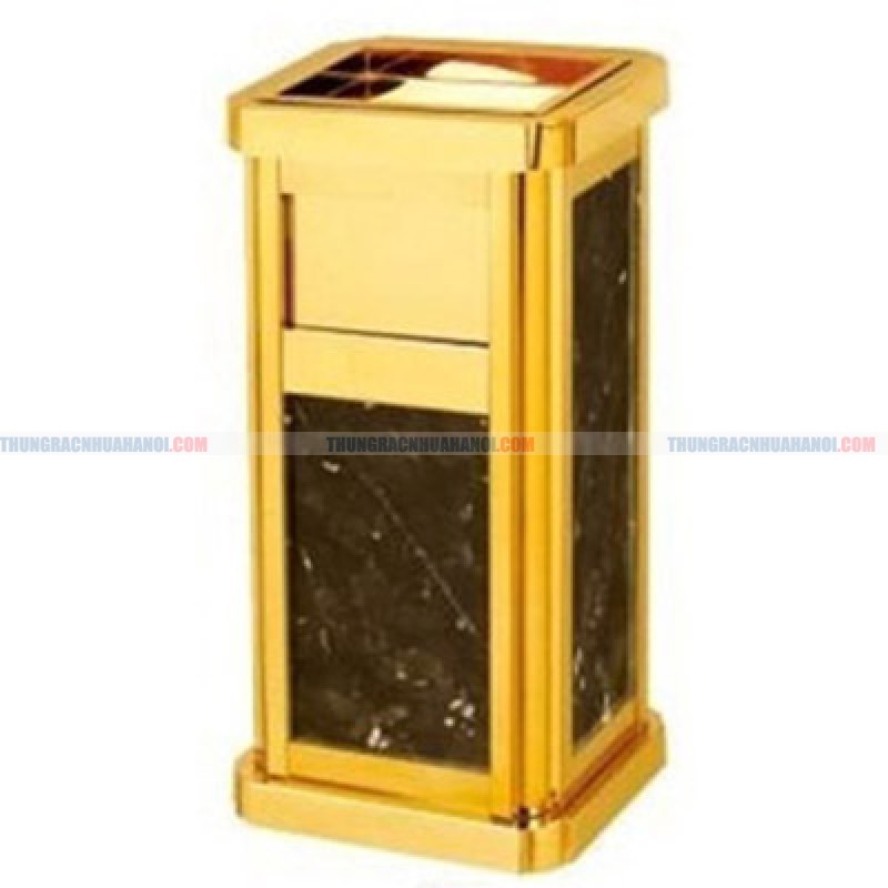 Thùng rác đá hoa cương có gạt tàn thuốc TLJA32