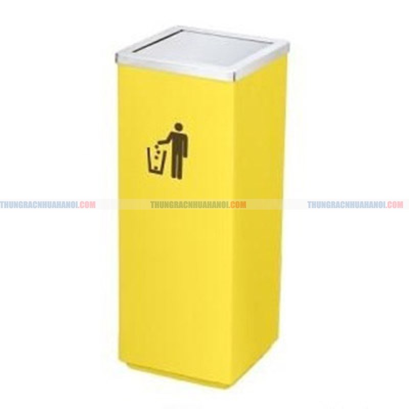 Sọt đựng rác inox nắp bập bênh Sọt đựng rác inox nắp bập bênh