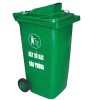 Thùng rác nhựa hdpe có nắp khe bỏ rác 240l