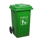 Thùng rác nhựa HDPE 240L màu xanh lá