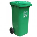 Thùng rác HDPE 120l màu xanh lá