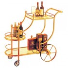 Xe đẩy phục vụ rượu cao cấp thiết kế cách điệu