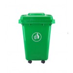 Thùng rác nhựa hdpe 50l có bánh xe