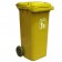 Thùng rác HDPE 120l màu vàng