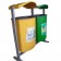 Thùng rác nhựa composite treo đôi phân loại rác 3