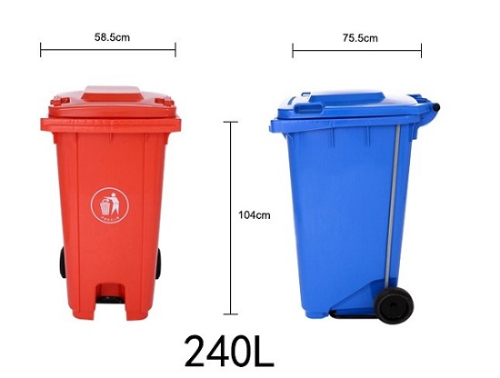 thùng đựng rác composite 240l thùng đựng rác composite 240l